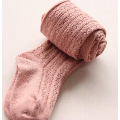 Anyongzu Girls parallelogram Children Panty Spring And Autumn Pure Color Dance Socks 13 Colors pantyhose 2-8T Baby