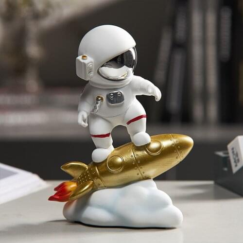 Astronaut Figure Beeldje Astronaut Mini Resin Model Figures Speelgoed Pop Home Decor Cute Astronaut Set Decorations for Kid Gift