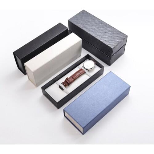 Watch Box Paper Cardboard Case Holder Organizer Storage Box for Quartz Watch Bracelet Jewelry Boxes Display Men Women Best Gifts