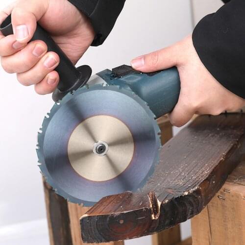 KKmoon Carpenter Saw Blade Cemented Carbide Woodworking Tool 24-Tooth Carpentry Circular Saw Blade Cutting Wheel Cutting Disk