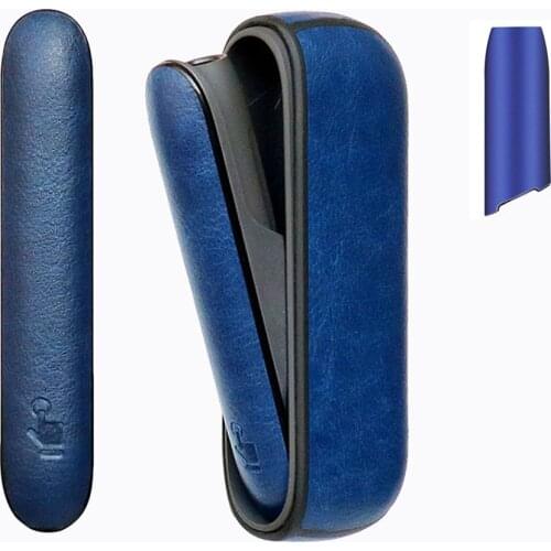 Full Leather Case for Iqos 3.0 Duo Box Case Bag + 1 Side Cover + 1 Cap Pouch Holder Box Protective Shell Accessories