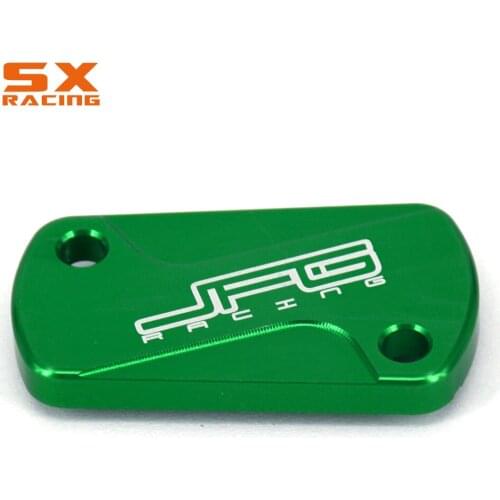 Motorcycle Front Brake Reservoir Cap Cover For KAWASAKI KX125 KX250 03-08 KX250F 04-17 KX450F 06-17 KLX450R 08-15 KFX450R 08-10