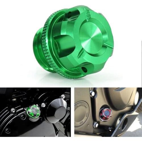 Engine Oil Filter Filler Cap Covers Fit For Kawasaki Ninja 1000 Ninja 400 Ninja 650R Versys 1000 Z1000SX Z900 ER-6F ER-6N ZX-25R