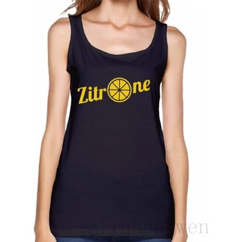 Lemon Lemonade Yellow Fruit Summer Tank Top Designing Women Crazy Slim Spring Letter Top Tees S-XXL Vest