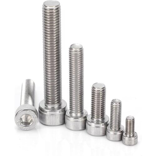 M8 M8*60 M8x60 M8*90 M8x90 M8*100 M8x100 304 316 Stainless Steel ss Metric DIN912 Allen Head Bolt Hex Hexagon Socket Cap Screw