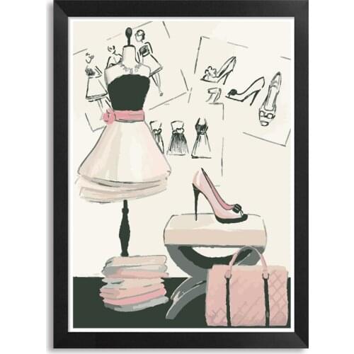 MaHuaf-A1320 Wedding dress DIY oil painting by numbers abstract artwork canvas painting wedding decoration for living room