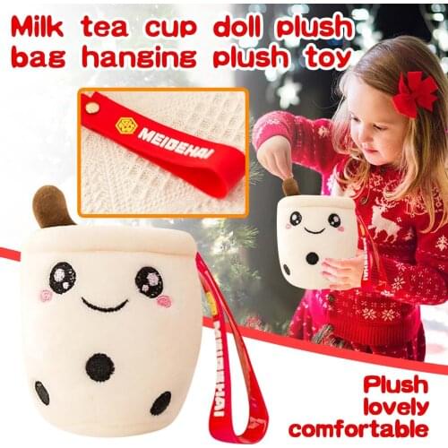 Lovely Keychain Doll Key Chain Pendant Milk Tea Cup Doll Plush Bag Pendant Bag Pendant Bag Car Charm Key Ring Jewelry For Women