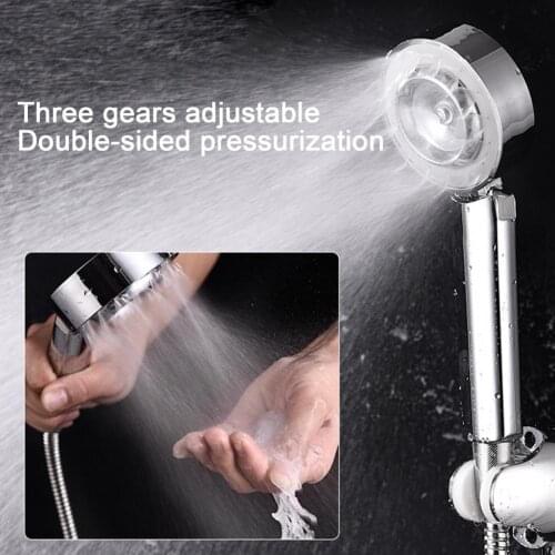 Multifunctional Adjustable 3 Modes High Pressure Water Saving Hand Shower Head Square Round Shower heads Rainfall Shower head