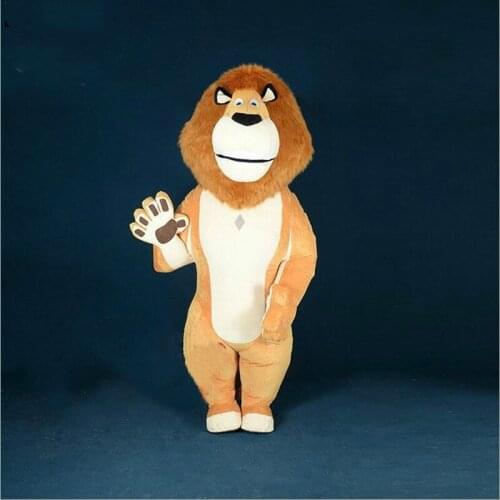 Inflatable Lion Mascot Costume ADS Blow Up Suit Animal Parade Outfit Clothing Advertising Xmas Adults Size Carnival Halloween US