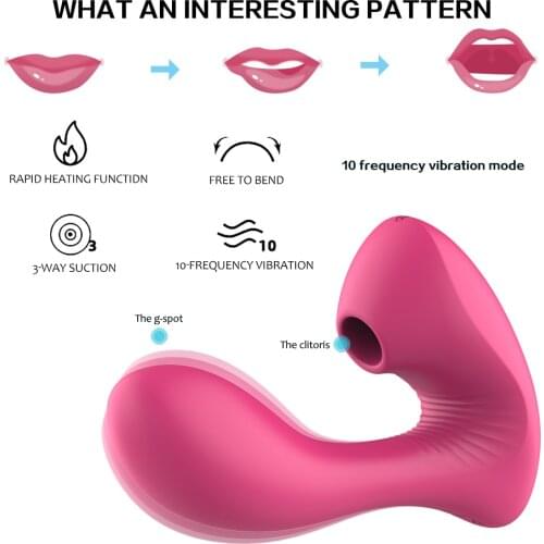 New Sucker Clitoris Stimulator Vibrator Remote Wireless G Spot Vibrador Famale Masturbator Dildo Vibrators Sex Toys For Women