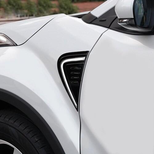 Front Side Car Body Cover Air Vent Hood Trim For Toyota C-HR CHR 2016 2017 2018