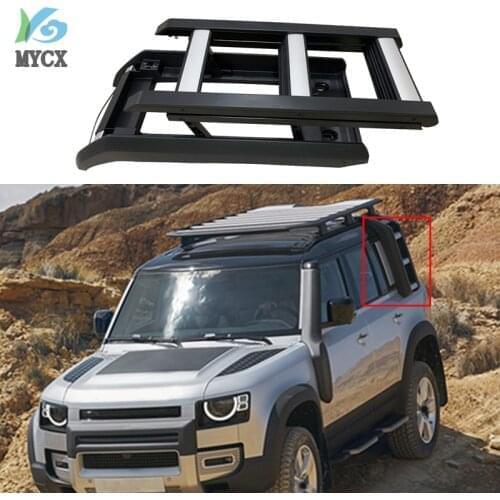 Fit For Land Rover Defend 2020 2021 Special Accessories Foldable Liftable Stainless Steel Roof Ladder