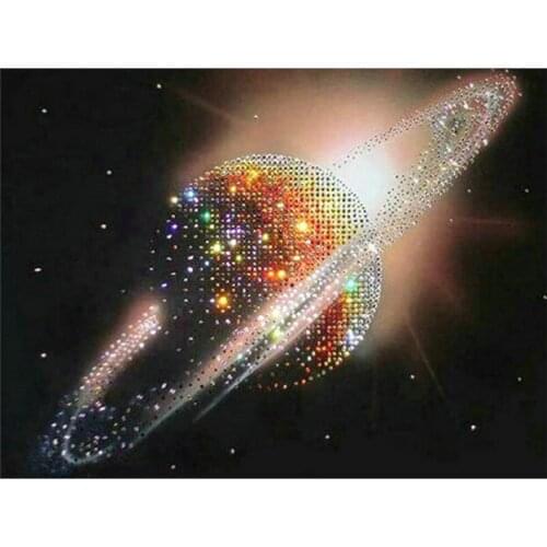 Full square 5d diy diamond painting planet Scenic crystal 3d diamond mosaic kit embroidery crafts decoration 40x50cm