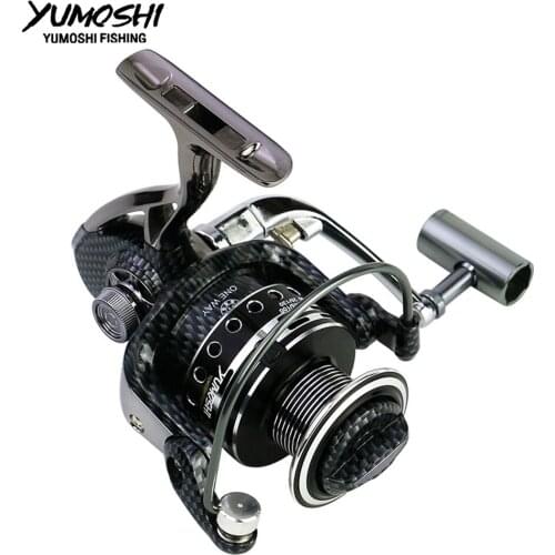 Yumoshi wheels fishing reel Without Gap All-Aluminum Body 5.5:1 13+1BB casting spinning wheel type Sea Rock lure fishing BA