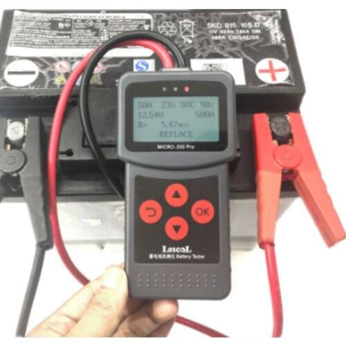 Micro200Pro 12V Car Battery Tester 40 to 2000CCA 12 Volt Battery Tools For The Car Quick Cranking Charging Diagnostic