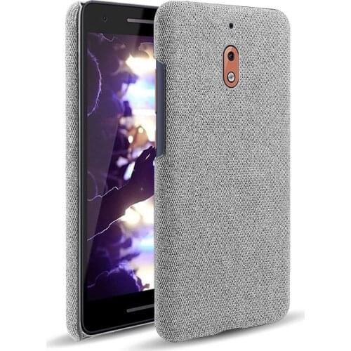 Cloth Cases For Nokia 2.1 Case Slim Retro Cloth Hard Cover For Nokia 2.1 TA-1080, TA-1092, TA-1084, TA-1093, TA-1086 Coque Funda
