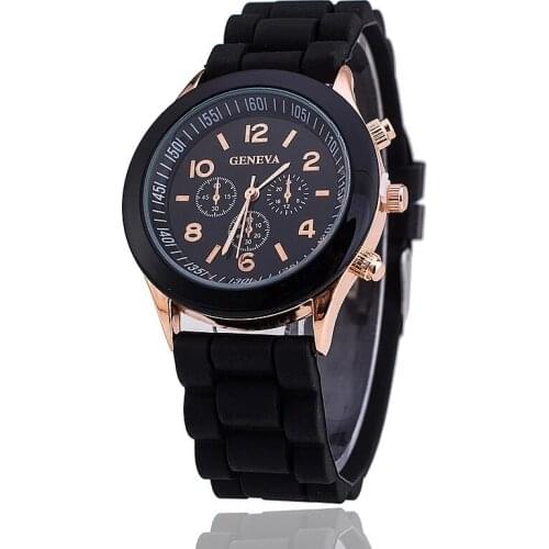 Reloj Mujer 2020 New Fashion Silicone Women Quartz Watches Geneva Brand Watch Ladies Casual Simple Dress Wrist Watches Hot Clock