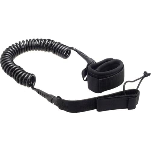 10 ft surfboard foot leash coil TPU sup board knee rope 8 color