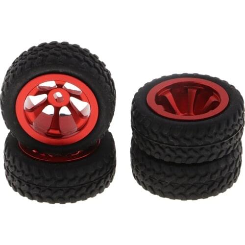 4x RC Cars Parts Tire Tyres For 1:28 Wltoys K969 K979 K989 K999 P929 K989-25