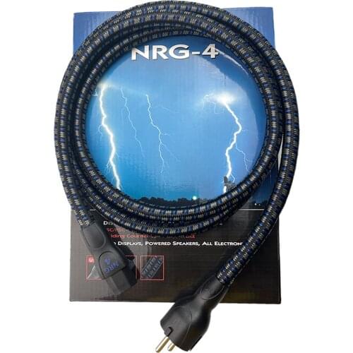 New Audiophile NRG 4 Power Cable HiFi Audio Cables US / EU Version for Amplifier CD Player Home Theater
