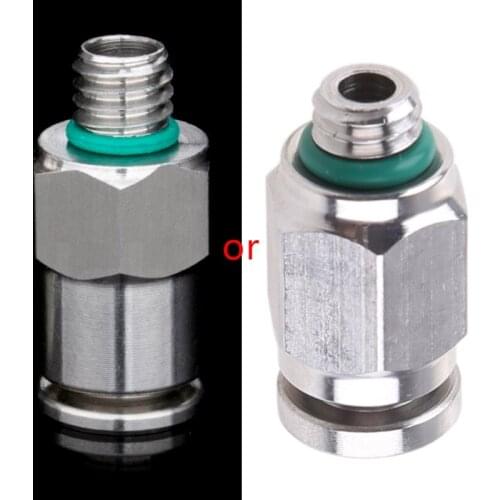 304 SUS stainless steel full metal Pneumatic Connecter Fittings G1/8" / M6 for 3D printer 4MM bowden PTFE tube PC4