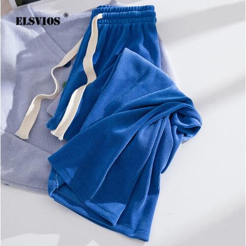 ELSVIOS Women's Corduroy Trousers