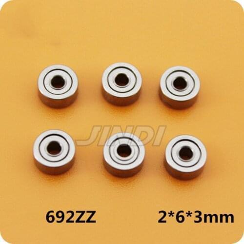 [C692ZZ-P6]Free Shipping 150pcs high precision ABEC-7 inner 2mm deep groove ball bearing R-620ZZ 692ZZ 692 2*6*3