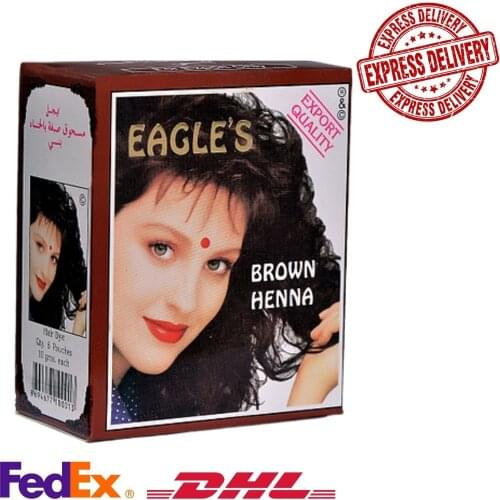 Henna Brown Original Henna 10 gr 6 Pack FAST DELIVERY