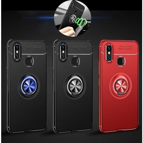 Rotating Finger Ring Magnetic Car Holder Case For Xiaomi 8 SE Mi 6X 5X A1 A2 Note 3 Max 3 Redmi 6 Pro 6A S2 Note 5A Prime 4X