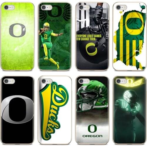 Soft Silicone Case Logo-Football-Team-Oregon-Ducks For iPhone 10 11 12 Pro Mini 4S 5S SE 5C 6 6S 7 8 X XR XS Plus Max 2020
