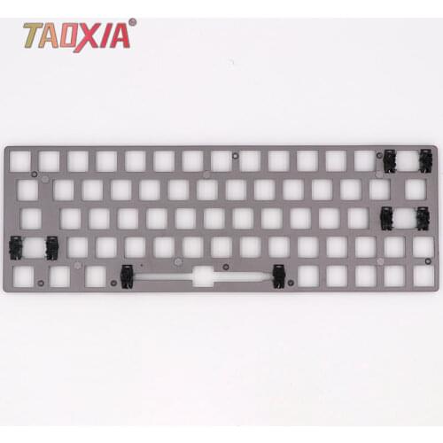 Customization of GK64 Keyboard Socket Ash Aluminum Alloy Positioning Plate/Carbon Fiber Positioning Plate 64 Keys Socket Plates