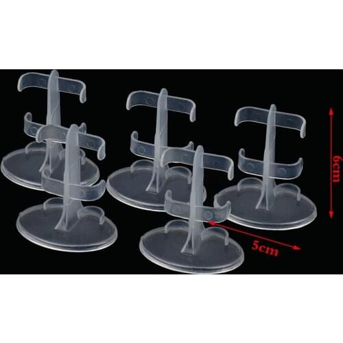 Plastic Doll Stand Display Holder For Barbie Dolls Stands Doll Accessories Doll Support Leg Holders Transparent