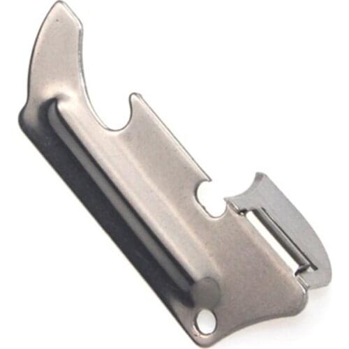 Polished Stainless Steel Finishwith The Utili-key Stainless Steel Multi-function Can Opener Opener Folding Mini Opener