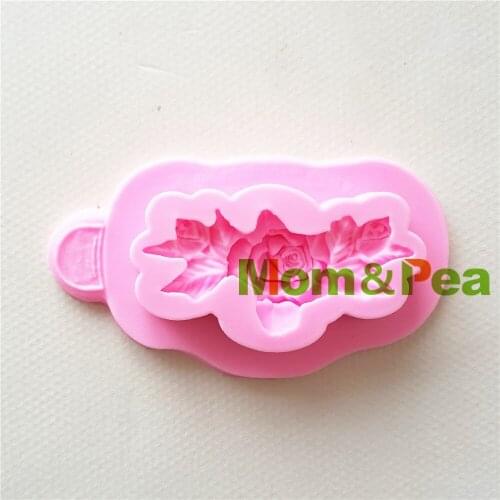 Mom&Pea 1342 Free Shipping Flower Silicone Mold Cake Decoration Fondant Cake 3D Mold Food Grade