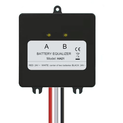 HA01 Batteries Voltage Equalizer balancer for 2 x 12V Lead Acid Battery charger Regulators Connected in series Solar Panels cell