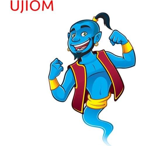 UJIOM Personalise Aladdin Magic Lamp Genie Living Room Decoration Wall Stickers Home Office Room Decor Decorative Decals