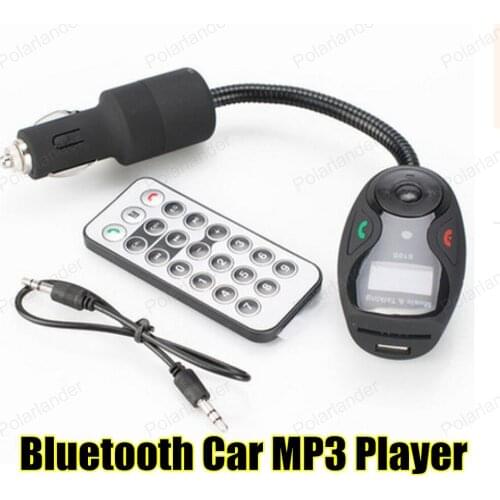 Universal Wireless BluetoothHands free Car Kit FM Transmitter MP3 Player With Audio USB Car Charger