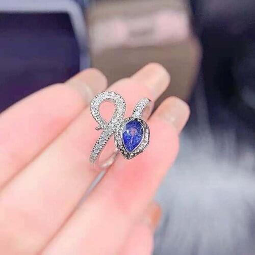 Natural Ruby/Emerald/Sapphire Fine Ring S925 Sterling Silver Fashion Charming Wedding Jewelry for Women MeibaPJFS