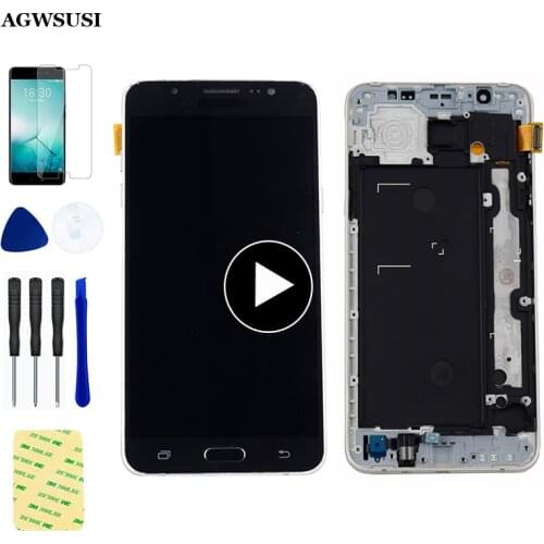 For Samsung Galaxy J7 2016 LCD Screen J710FN LCD Display Touch Screen for Samsung J710 SM-J710F J710M J710H LCD Assembly Frame