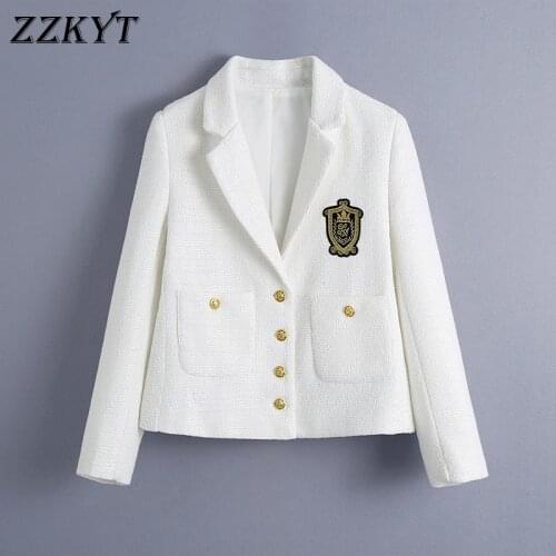 ZZKYT Women's White Jackets