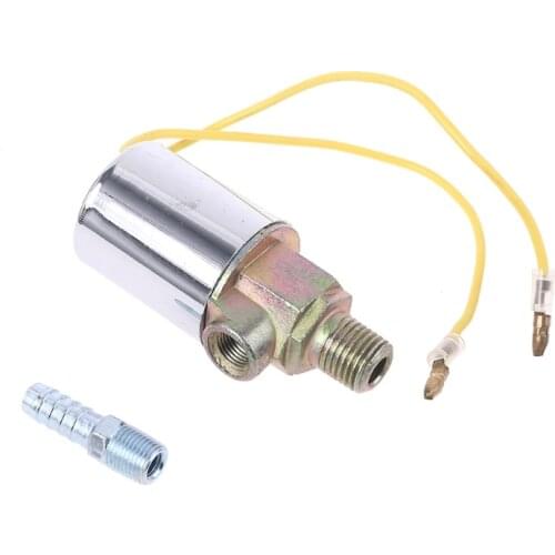 1/4" Car Metal Train Air Horn Electric Solenoid Valve DC 12V