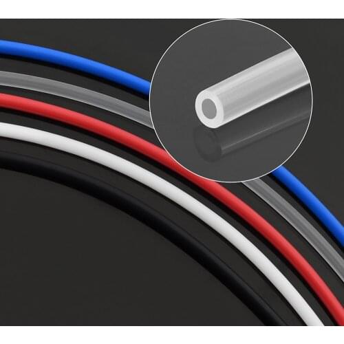 1M colourful Tube PTFE PiPe Remote Nozzle 1.75mm Feeding Tube 3D printer accessories