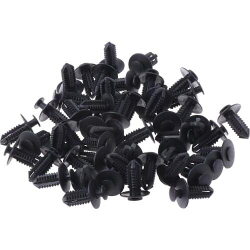 50 Pcs Car Auto Push Type Bumper Fender Retainer Fasteners Clip For BMW Mercedes F19A