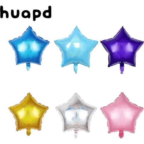 50pcs/lot 18inch mix Laser Metallic Star Foil Balloons Wedding Kid Bridal Shower Birthday Party Decor Helium Inflatable Globos