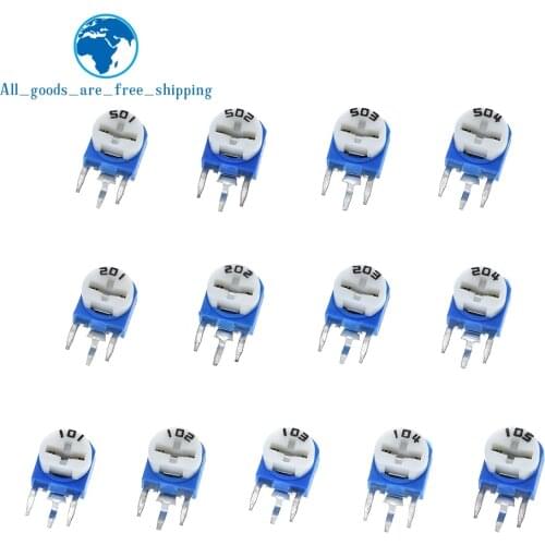 65pcs RM063 vertical blue white adjustable resistor kit 100 ohm -1M ohm 13 kinds * 5 PCS=65PCS