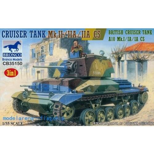 BRONCO CB35150 1/35 British Cruiser Tank A10 Mk.I/IA/IA CS