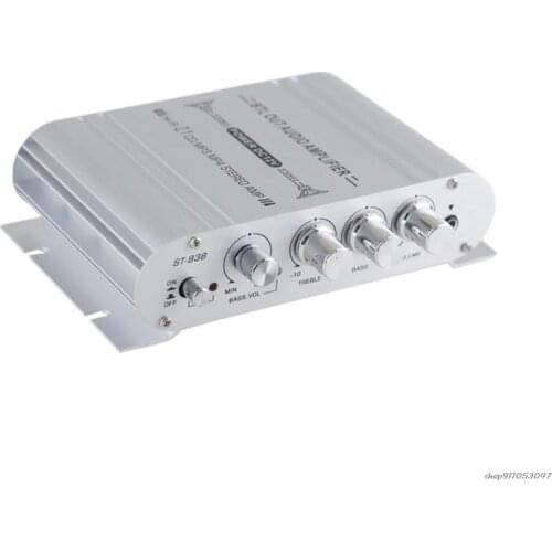 Digital Hi-Fi Power Amplifier Audio Cable 2.1CH 40W 2x20W Digital Subwoofer Stereo-BASS Audio Player au29 21 Dropshipping