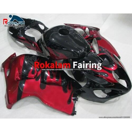 Parts For Suzuki GSXR1300 Hayabusa 1999 2000 2001 2002 2003 2004 2005 2006 2007 Black Red Motorbike Fairing (Injection Molding)
