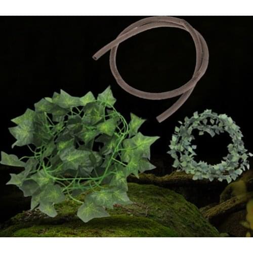 Artificial Vine Reptile Box Case Decoration Lizard Rattan 1m Bend Plant Ornament