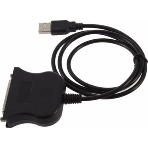USB 2.0 To 25 Pin DB25 Parallel Port Cable IEEE 1284 1Mbps 2